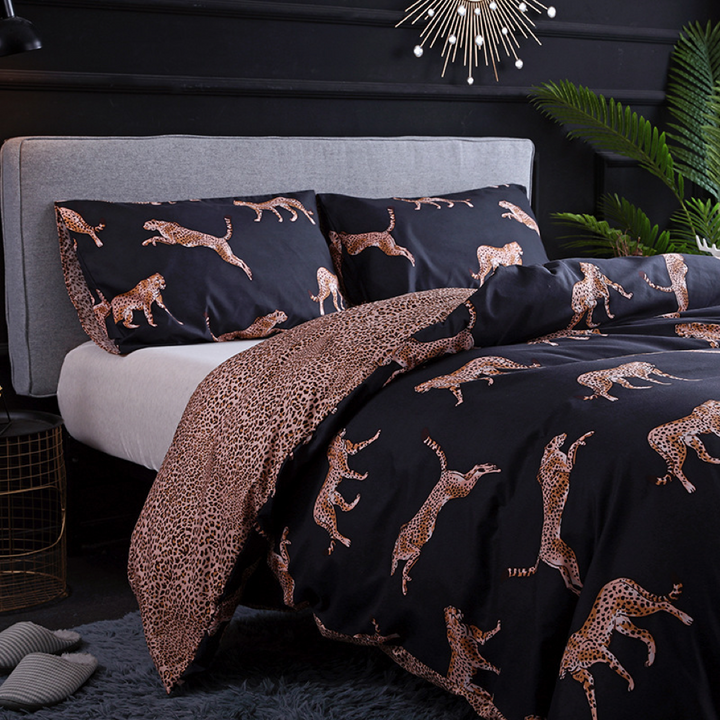 Cheetah Cat Bedding Set