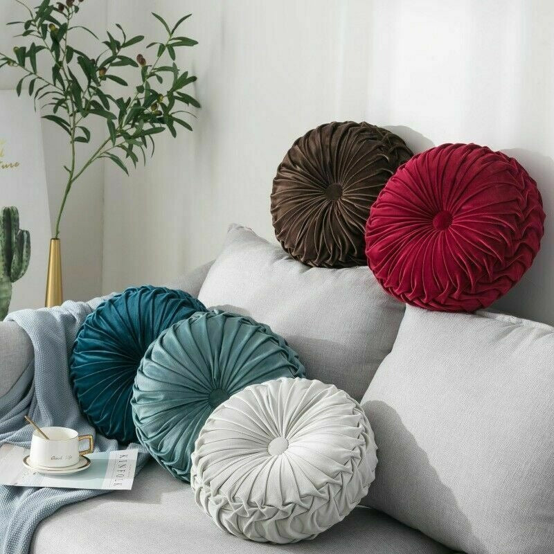 Round Velvet Cushion