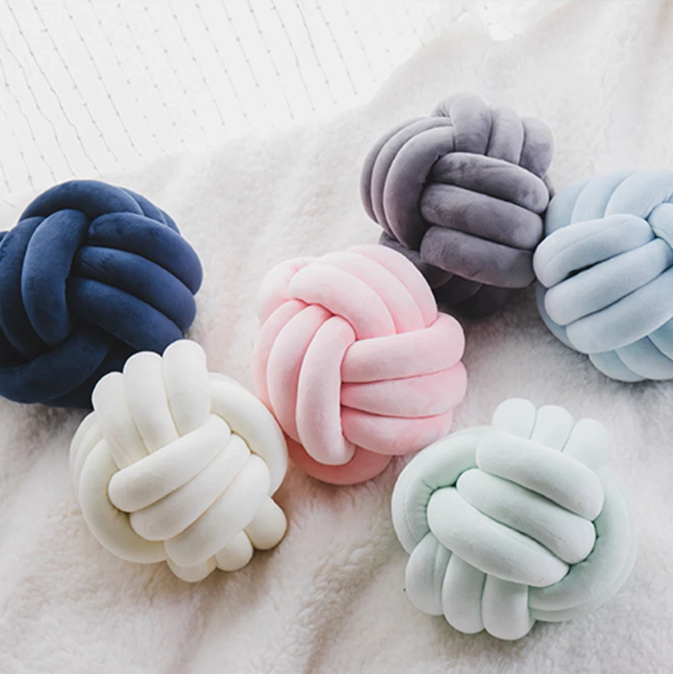 Knotted Ball Pillow