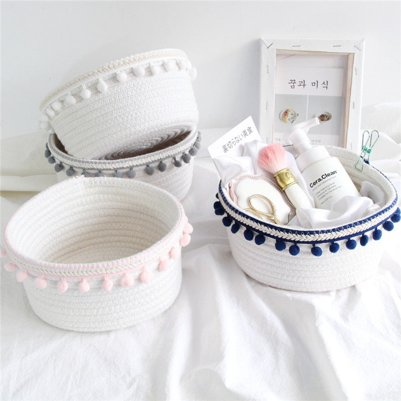 Cotton Rope Storage Basket