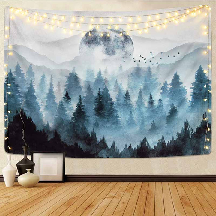 Misty Forest Tapestry