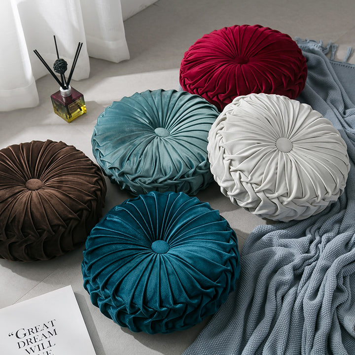 Round Velvet Cushion