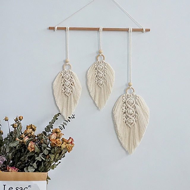 Handmade Macrame Feathers - Bad Bixch Decor