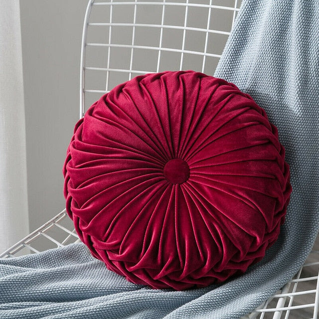 Round Velvet Cushion