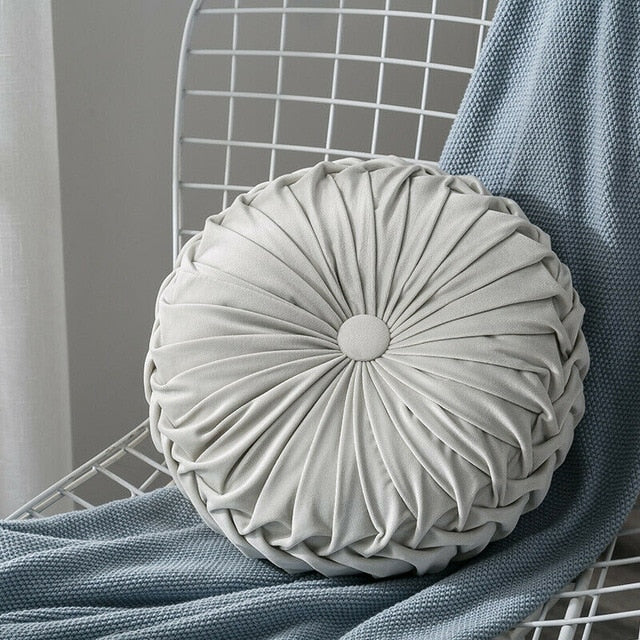 Round Velvet Cushion