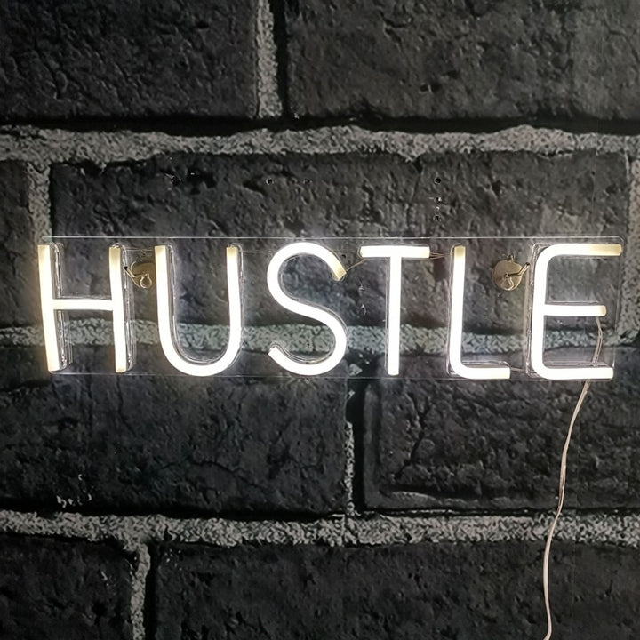 Hustle Neon Sign