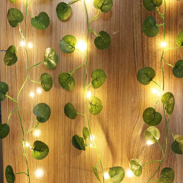 10M Leaf Vine String Lights