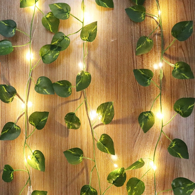 10M Leaf Vine String Lights