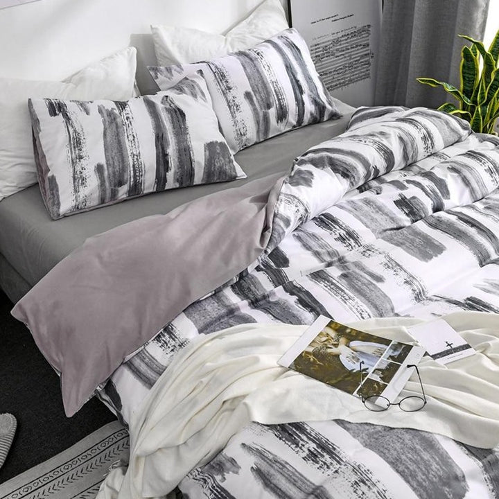 Abstract Canvas Bedding Set