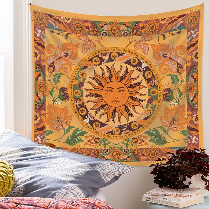 Radiant Sun Tapestry